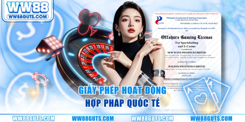 Giấy Phép Hoạt Động WW88 - Minh Chứng Hợp Pháp, Uy Tín 2025 6 Giấy phép hoạt động hợp pháp quốc tế