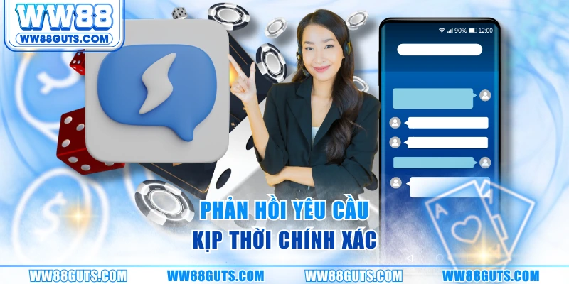 Phản hồi yêu cầu kịp thời chính xác