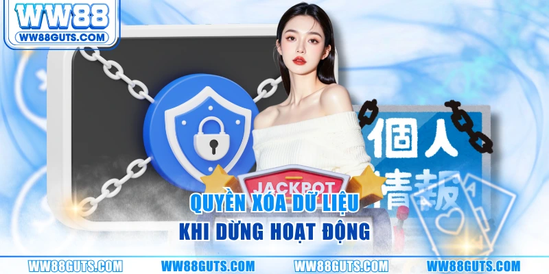 Quyền xóa dữ liệu khi dừng hoạt động